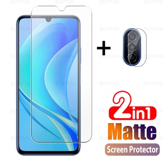 2in1 ฟิล์มกระจกนิรภัยกันรอยหน้าจอ ผิวด้าน กันรอยเลนส์กล้อง 6.75 นิ้ว สําหรับ Huawei nova Y70 Plus Huawei Huawei nova Y70 Y70+