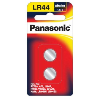 ถ่านเม็ดกระดุม 1.5V (แพ็ค2ก้อน) Panasonic LR-44PT/2B/Button cell batteries 1.5V (pack of 2) Panasonic LR-44PT / 2B