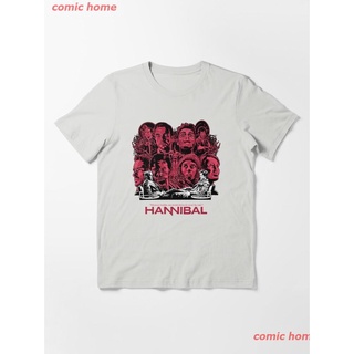 New Hannibal - Eat The Rude Essential T-Shirt เสื้อยืด ดพิมพ์ลาย ดผ้าเด้ง คอกลม cotton แฟชั่น discount Unisex