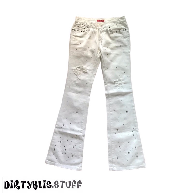 Y2k low rise jeans มือสอง