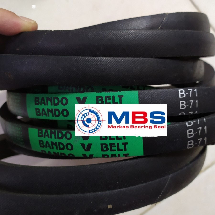 VANBELT FAN STRAP TYPE B 71 ยี่ห้อ BANDO & MITSUBOSHI B71