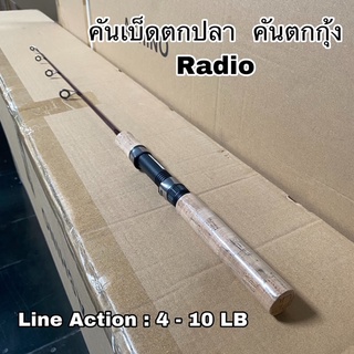 คันเบ็ดตกปลา คันตัน คันสปิน Radio