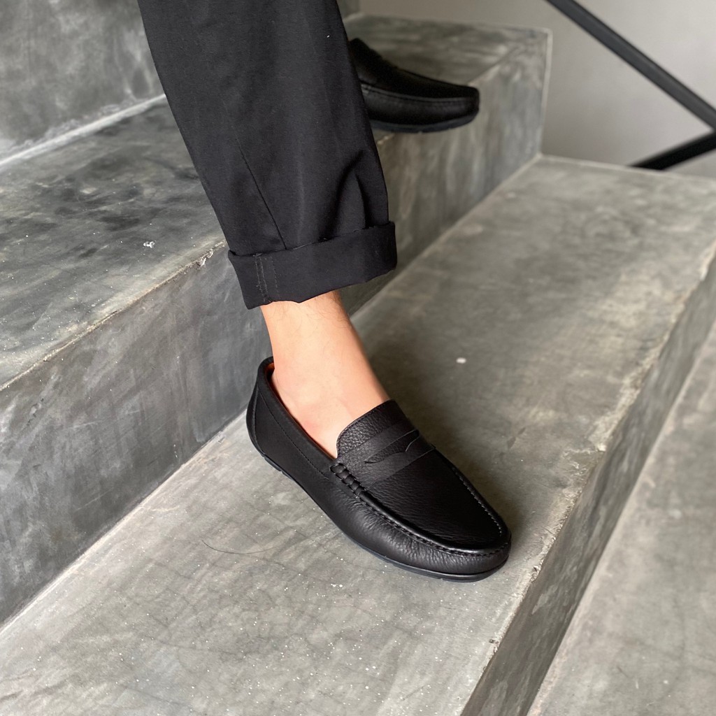 COSMOS SHOES รองเท้าหนังแบบสวม รุ่น PENNY CHAMOIS