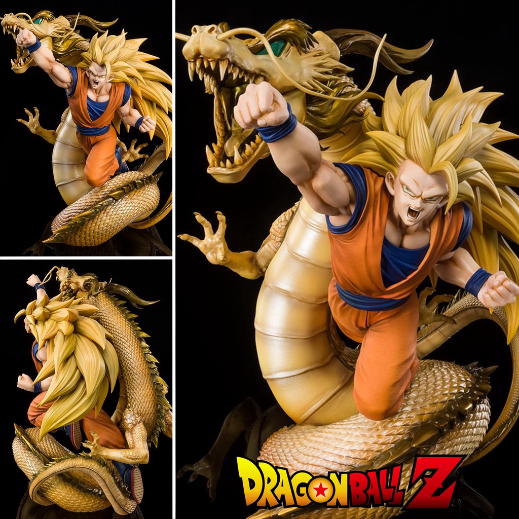 Figure Figuarts ZERO Dragon Ball Z ดราก้อนบอล แซด Super Saiyan Son Goku ซุปเปอร์ไซย่า ซง โงกุน เทพเจ้ามังกร สีทอง โมเดล