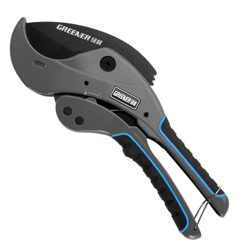 GREENER กรรไกรตัดท่อ PPR PVC กรรไกรตัดท่อ PVC แบบพกพา สามารถเปิดใบมีดอัตโนมัติ ขนาดความกว้างของใบมีด 0-64 MM - รูปที่ 3