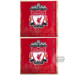 สติกเกอร์สูญกาศ ติดแผ่นป้ายภาษี พรบ. รถยนต์ ลิเวอร์พูล Liverpol No.2