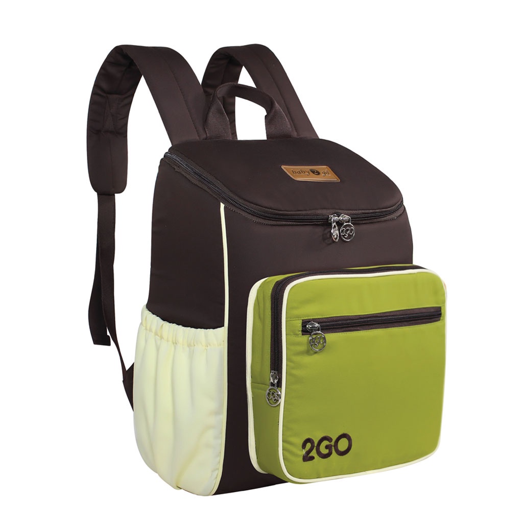 BABY SCOTS Backpack Diaper Bag 2 Go + ALUMINIUM Foil Colorful Series - B2T1405