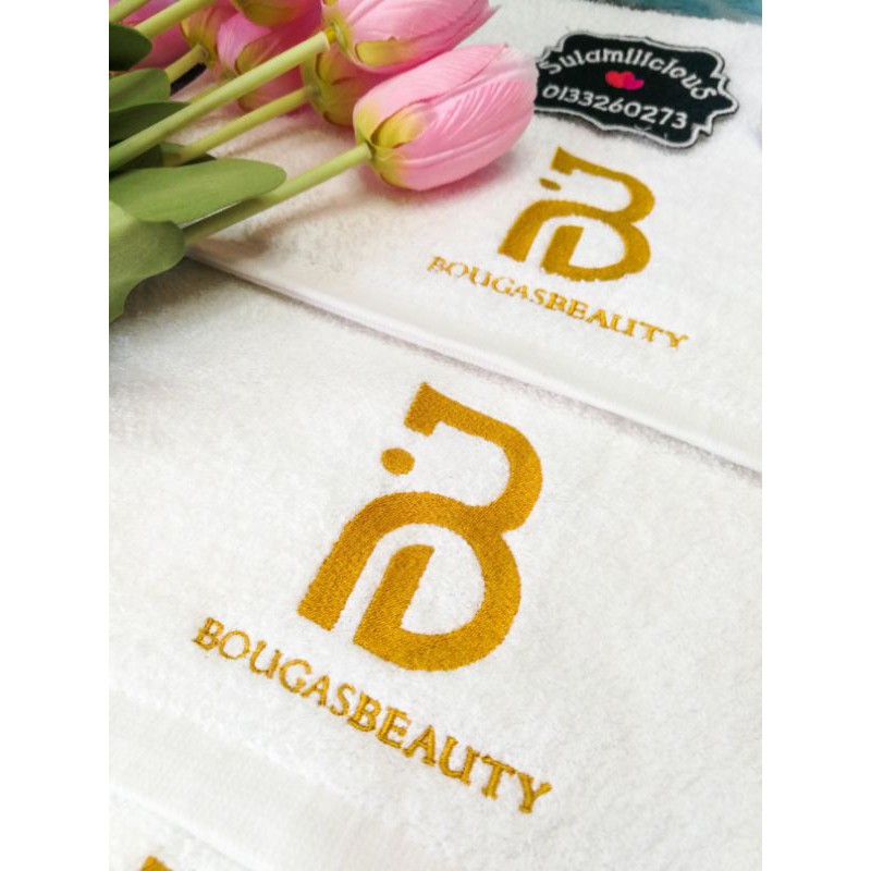 Tuala Sulam Pukal Hotel Gred คุณภาพ Valid เหนือ 25 ชิ้นผ้าเช็ดตัว 16x26 นิ้วผ้าเช็ดตัวผู้ใหญ่ 28x56 