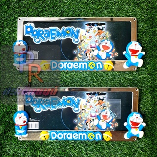 กรอบป้ายทะเบียน DORAEMON ตัวนูน