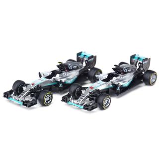 Bburago 1:43 2016 Mercedes Benz Team W07 # 6 # 44 F1 Racing รถหล่อแบบคงที่โมเดลของเล่นงรถยนต์านอดิเรกของสะสม