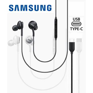 หูฟัง In - Ear Type - C พร้อมไมโครโฟนสําหรับ Galaxy S 10 S 20 Ultra