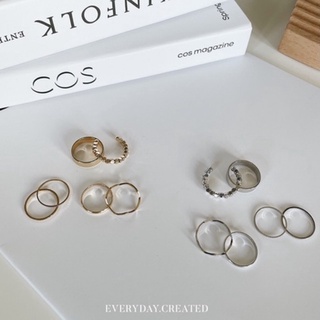 ring set - แหวนเซตเกาหลี 5 ชิ้น