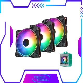 DEEPCOOL - CASE FAN 12CM CF120 PLUS - 3 in 1 พัดลมเคส รับประกัน 1 ปี