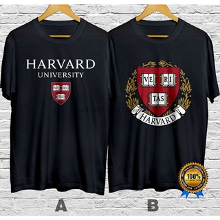 เสื้อยืด ผ้าฝ้าย 100% พิมพ์ลาย Harvard University Usa College ไซซ์ S - 4Xl จัดส่งที่รวดเร็ว