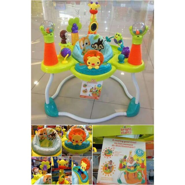 Bright Starts Having A Ball Explore & Roar Activity Jumper รุ่นใหม่สีใหม่ล่าสุด