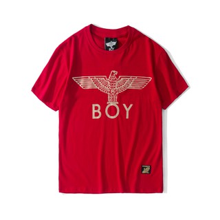 แท้จริง BoyLondon ยาวนำเข้าเสื้อยืดแขนสั้นม้าล่อเสื้อยืดผู้หญิงเสื้อยืดผ้าฝ้ายสตรีสตรี