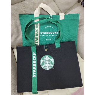 Starbucks กระเป๋าผ้า Tote Bag 2021 ของแท้ 💯%