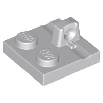 [309] ชิ้นส่วนเลโก้ Lego Part Hinge Plate 2 x 2 Locking with 1 Finger on Top(92582) ราคา/ชิ้น