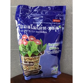 ปุ๋ยออสโมโค้ท-พลัส ปุ๋ยเคมี 12-25-6+1% แมกนีเซียม (1kg) ซองน้ำเงิน