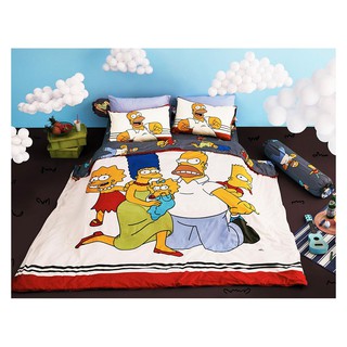 ชุดผ้าปูที่นอน 3.5 ฟุต 3 ชิ้น LI-SS 02 BEDSHEET FITTED T3 LOTUS 330TC SIMPSONS LI-SS 02