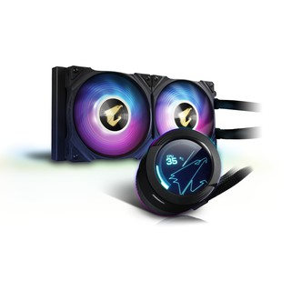 GIGABYTE AORUS WATERFORCE X 240 Liquid Cooler LCD Display, RGB