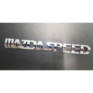 logo mazdaspeed ของรถ mazda ตัวแต่งเสริม