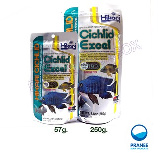 Hikari Cichli Excel  อาหารชนิดลอยน้ำสำหรับปลาหมอ (Floating Type) 57-250 g.