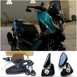 ต้องมี! กระจกมองหลัง jalu Oval Octagon Aerox Nmax V1 V2 vario beat Vespa PCX ADV แบบสากล