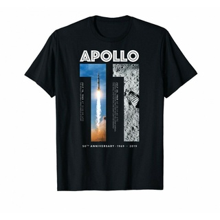 Apollo 11 Anniversary Moon Landing Series เสื้อยืดลําลอง แขนสั้น คอกลม ทรงหลวม พลัสไซซ์ คุณภาพสูง แฟชั่นใหม่ สําหรับผู้ชาย เหมาะกับการเล่นกีฬา ฟิตเนส