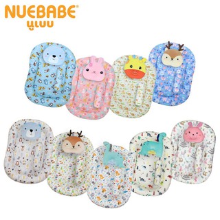 Nuebabe ชุดที่นอนเบาะไข่แฟนซี Cotton 100% พร้อมหมอน หมอนข้าง เซต 3 ชิ้น