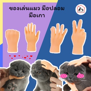 มือปลอม เอาไว้เกาคางแมว หรือเกาหัวแมว ของเล่นแมว แมวชอบ (ราคา/อัน)