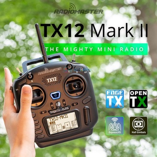 พร้อมส่ง RadioMaster TX12 MKII ELRS EdgeTX เครื่องส่งสัญญาณวิทยุดิจิทัล หลายโมดูล พร้อม TBS CROSSFIRE MICRO TX V2