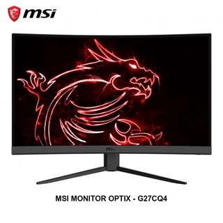 MSI MONITOR OPTIX G27CQ4 จอมอนิเตอร์แบบโค้ง 27 นิ้ว ความละเอียด 2560x1440(WQHD) Refresh Rate 165Hz Night Vision อัตราการตอบสนอง 1ms(MPRT) รับประกัน 3 ปี