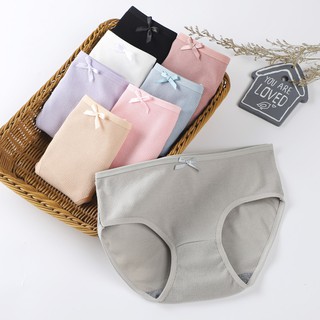 Maeya 0612 กางเกงในน่ารัก มีโบว์ สไตลืนักเรียนญี่ปุ่น ราคา ในโลก มีหลากสีให้เลือกโรงงานเปลี่ยนผ้าใหม่