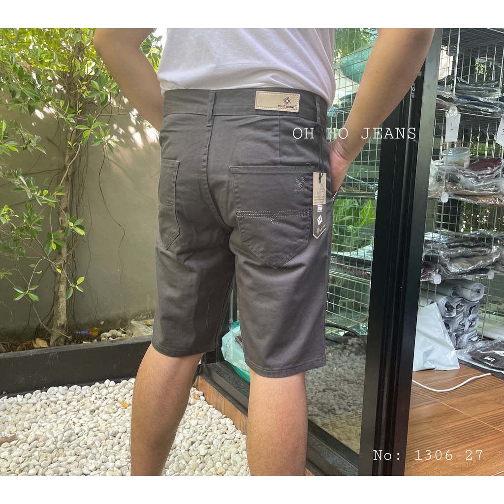 สินค้าขายดี กางเกงขาสั้นผู้ชาย มีหลายสี ขาสั้นสี Blue Night ไซส์ 28-44 ขาสั้นสีชาย กางเกงลำลอง