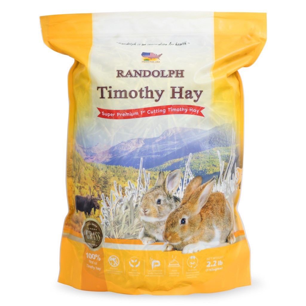 Randolph Timothy Super Premium Hay หญ้าซูเปอร์ทิโมธีแรนดอล์ฟ 1 กก.