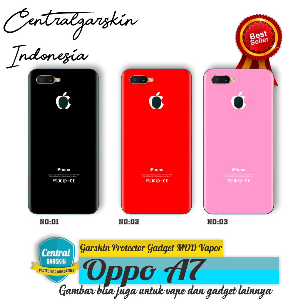 Garskin Oppo A7 Iphone ฟรี ขอภาพ oppo a3s oppo a5s ฯลฯ