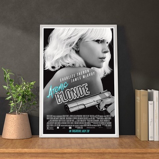 Atomic Blonde Poster (2017) Charlize Theron, James McAvoy ขนาด 33X48 cm