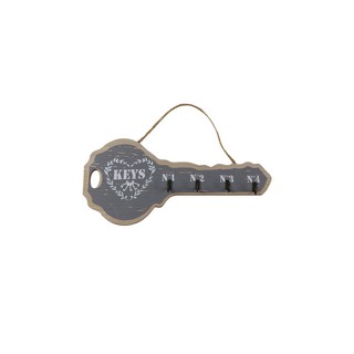 ขอแขวน KEYS 30X1X14CM เทา HOME LIVING STYLE | HOME LIVING STYLE | ISP/FD-020-013 ที่แขวนเอนกประสงค์ HOME LIVING STYLE On