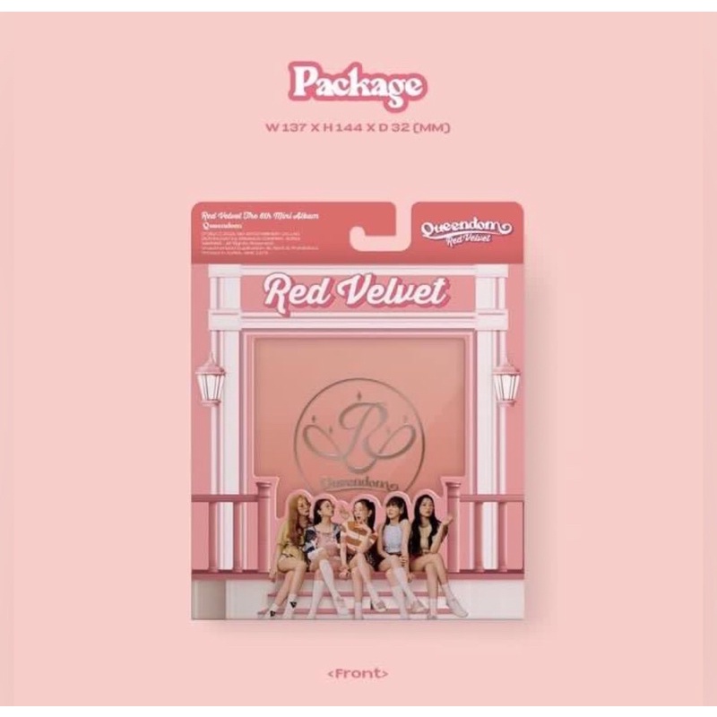 RED VELVET QUEENDOM ALBUM JOY AND WENDY โปสการ์ด
