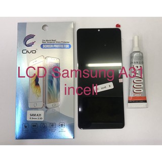 อะไหล่หน้าจอ LCD Samsung A31 incell สินค้าพร้อมส่ง แถมฟิล์ม+กาว