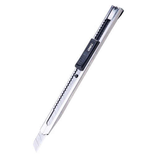 Deli 2058 Metal Small Cutter คัตเตอร์เหล็ก 13 ใบมีด (แพ็ค 1 ชิ้น) ใบมีดคัตเตอร์ คัตเตอร์ อุปกรณ์สำนักงาน คัตเตอร์แบบพกพา