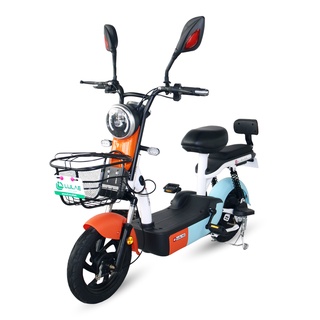 LULAE V18 จักรยานไฟฟ้า electric bike จักรยาน สกูตเตอร์ไฟฟ้า มีกระจกมองหลัง ไฟหน้า-หลัง ไฟเลี้ยว