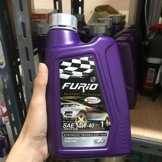 น้ำมันเครื่องรถยนต์ ดีเซล บางจาก furio diesel 15w-40 ขนาด 1 ลิตร