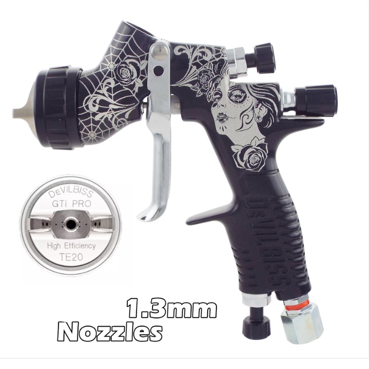 Devilbiss Tekna Pro Lite ปืนสเปรย์พ่นสี TE20 Air Cap1.3 Tip 600 มล. GTI