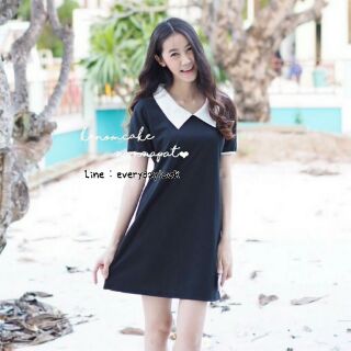 พร้อมส่ง มินิเดรสคอปก งานน่ารักๆเรียบร้อย