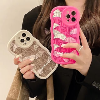 ✨ส่งเชือกเส้นเล็ก✨เคสไอโฟน14 Pro Max 13 12 11 เคส for iPhone 14พลัส ศิลปะการเย็บปะติดปะต่อ พกง่ายๆ การป้องกันการตก Case