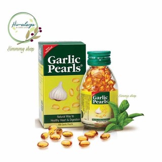 Garlic pearls 100 capsulgel น้ำมันกระเทียม ลดไขมันเลวและ คอเลสเตอร์รอล (Cholesterol)