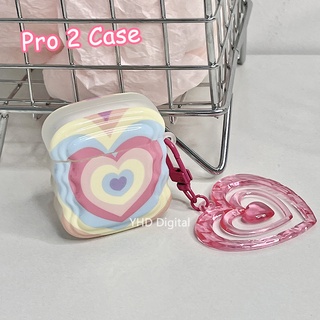 เคสแอร์พอด pro 2 Case Airpod 3 รูปหัวใจ การป้องกันการตก ซิลิโคนนิ่ม Soft Case Airpod 1 2 pro gen4