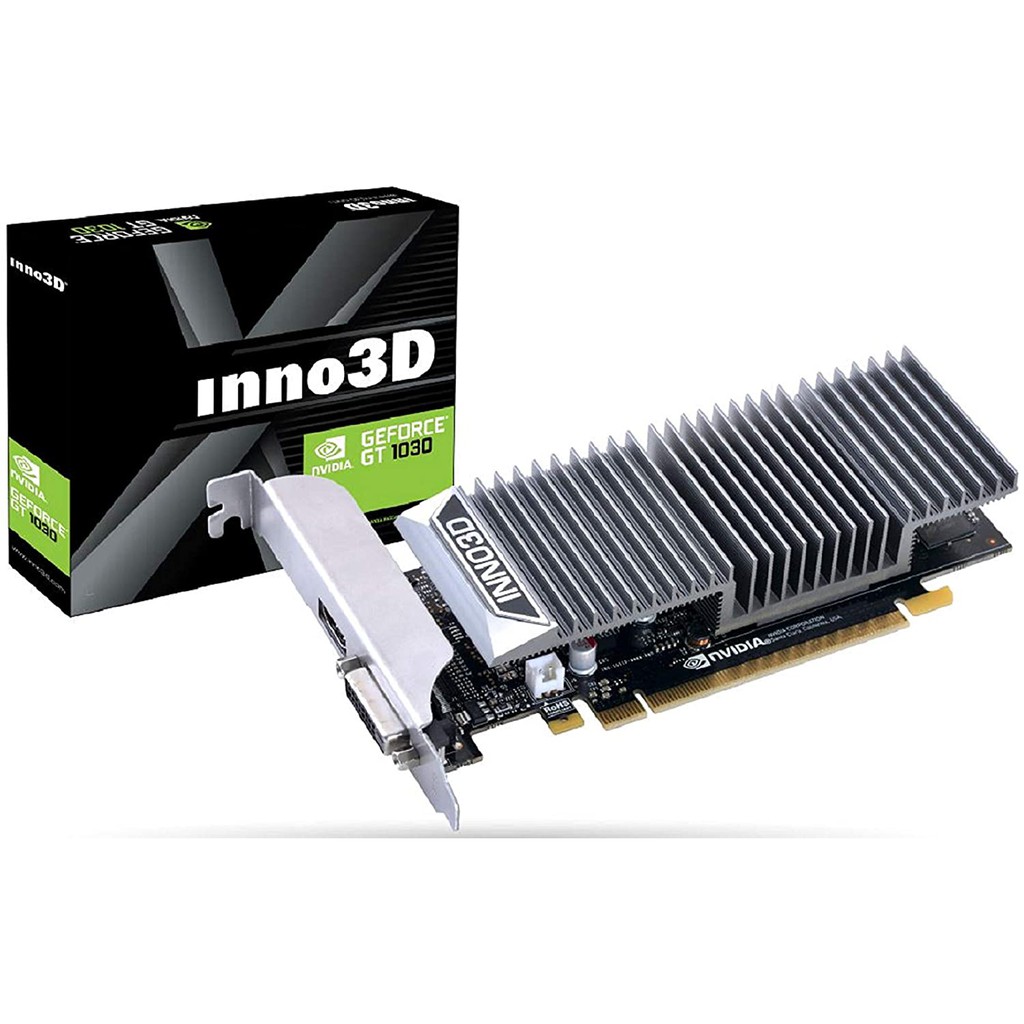 VGA (การ์ดแสดงผล) INNO3D GEFORCE GT1030 2GB GDDR5 (N1030-1SDV-E5BL)